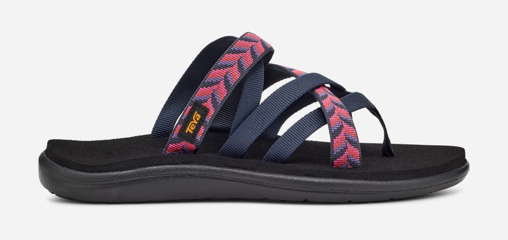 Teva Voya Zillesa Women's Flip Flops Navy | Australia-5872